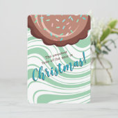 Schokolade Pfefferminz Weihnachten personalisierte (Stehend Vorderseite)