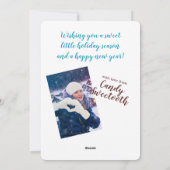 Schokolade Pfefferminz Weihnachten personalisierte (Rückseite)