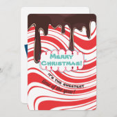 Schokolade Pfefferminz Weihnachten personalisierte (Vorne/Hinten)