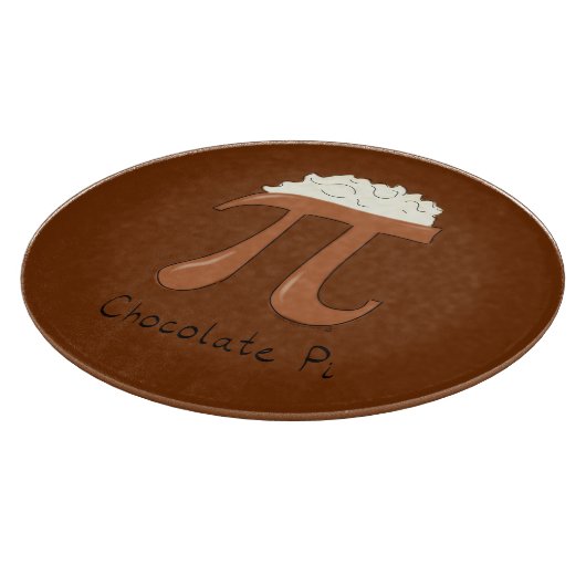 Schokolade Pi Niedlich Mathe Pi Day Pie Cutting Bo Schneidebrett (Ecke)
