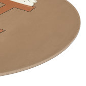 Schokolade Pi Niedlich Mathe Pi Day Pie Cutting Bo Schneidebrett (Ecke)