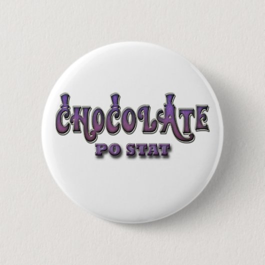 Schokolade PO Notfall Button (Vorderseite)