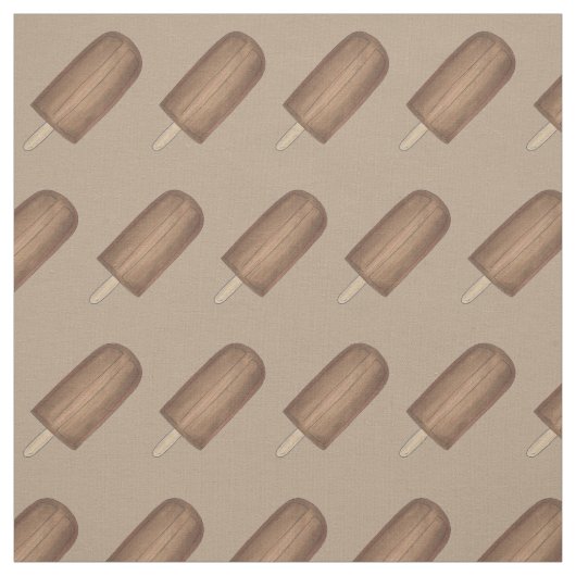 Schokolade Pop Fudgesikel Popsicle Eiscreme Stoff (Muster)