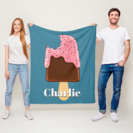 Schokolade Popsicle individuelle Name & Fleece