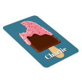 Schokolade Popsicle individuelle Name und Farbmagn Magnet (Rechte Seite)