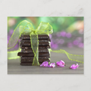 Schokolade Postkarte