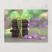 Schokolade Postkarte (Vorderseite)