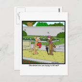 Schokolade? Postkarte (Vorne/Hinten)