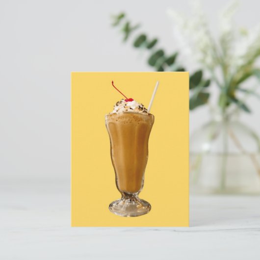 Schokolade Postkarte (Stehend Vorderseite)