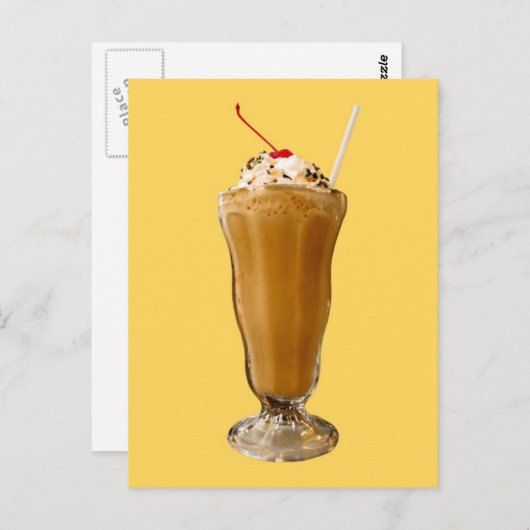 Schokolade Postkarte (Vorne/Hinten)