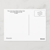 Schokolade Postkarte (Rückseite)