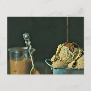 Schokolade Postkarte