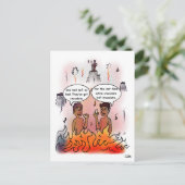 Schokolade Postkarte (Stehend Vorderseite)