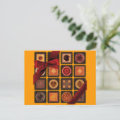 Schokolade Postkarte (Stehend Vorderseite)