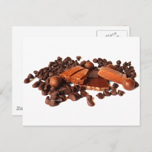 Schokolade! Postkarte (Vorne/Hinten)