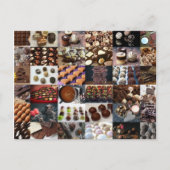 Schokolade Postkarte (Vorderseite)