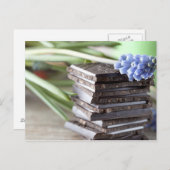 Schokolade Postkarte (Vorne/Hinten)