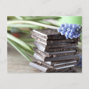 Schokolade Postkarte