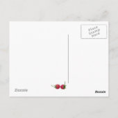 Schokolade Postkarte (Rückseite)