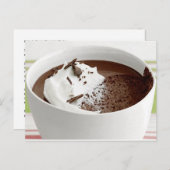 Schokolade Postkarte (Vorne/Hinten)