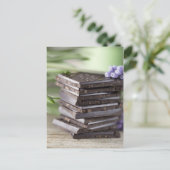 Schokolade Postkarte (Stehend Vorderseite)