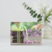 Schokolade Postkarte (Stehend Vorderseite)