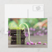 Schokolade Postkarte (Vorne/Hinten)