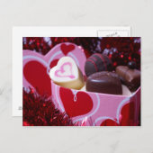 Schokolade Postkarte (Vorne/Hinten)