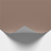 Schokolade Pudding Solid Color Geschenkpapier (Ecke)