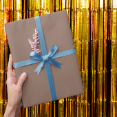 Schokolade Pudding Solid Color Geschenkpapier