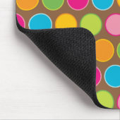 Schokolade punktiert Mousepad (Ecke)