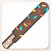 Schokolade Rechteckiger Pappuntersetzer (Vorderseite)