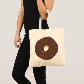 Schokolade Regenbogen Sprinkles Doughnut Tasche (Vorderseite (Produkt))