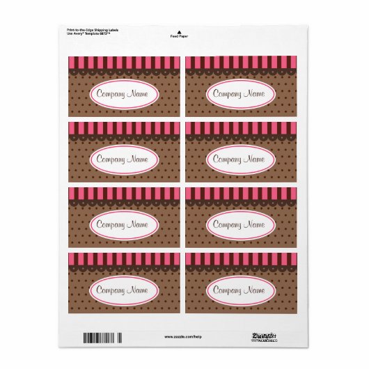 Schokolade-Retro-Firmenzeichen (Vorne)