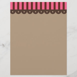 Schokolade Retro Letterhead
