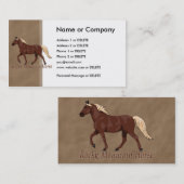 Schokolade Rocky Mountain Pferd Visitenkarte (Vorne/Hinten)
