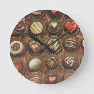 Schokolade Runde Wanduhr