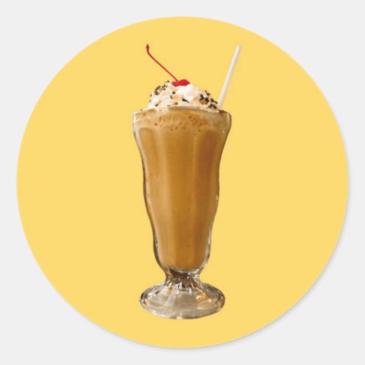 Schokolade Runder Aufkleber (Vorderseite)