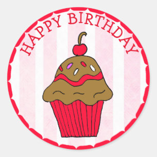 Schokolade Runder Aufkleber