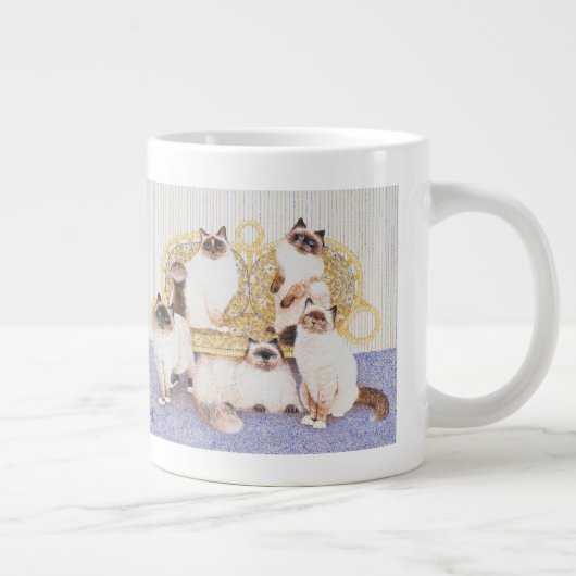 Schokolade sahnt Jumbo-Tasse (Rechts)