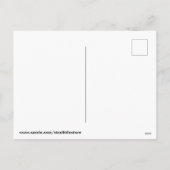 Schokolade Santa Claus Postkarte (Rückseite)