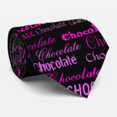 Schokolade, Schokolade, Schokolade, in fuscia. Krawatte (Gerollt)