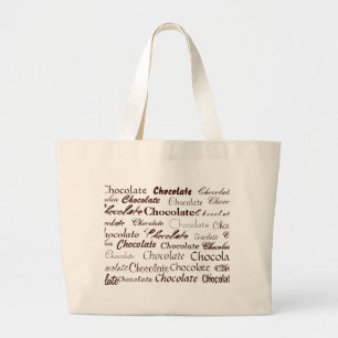 Schokolade, Schokolade, Schokolade, Schokolade, Jumbo Stoffbeutel