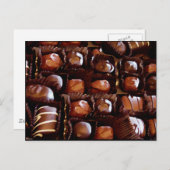 Schokolade, Schokoladencreme Postkarte (Vorne/Hinten)