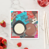 Schokolade Serviette (Beispiel)