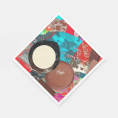 Schokolade Serviette (Ecke)