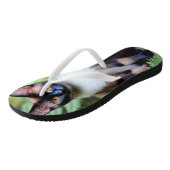 Schokolade Siam Cat Twins, Flip Flops Badesandalen (Schrägansicht)