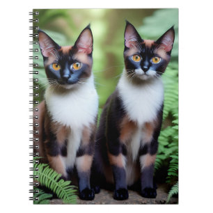 Schokolade Siam Cat Twins, Notebook Notizblock