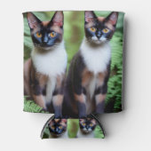 Schokolade Siamkatze Zwillinge, Dosen kühlen Dosenkühler (Vorderseite)