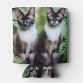 Schokolade Siamkatze Zwillinge, Dosen kühlen Dosenkühler (Rückseite)